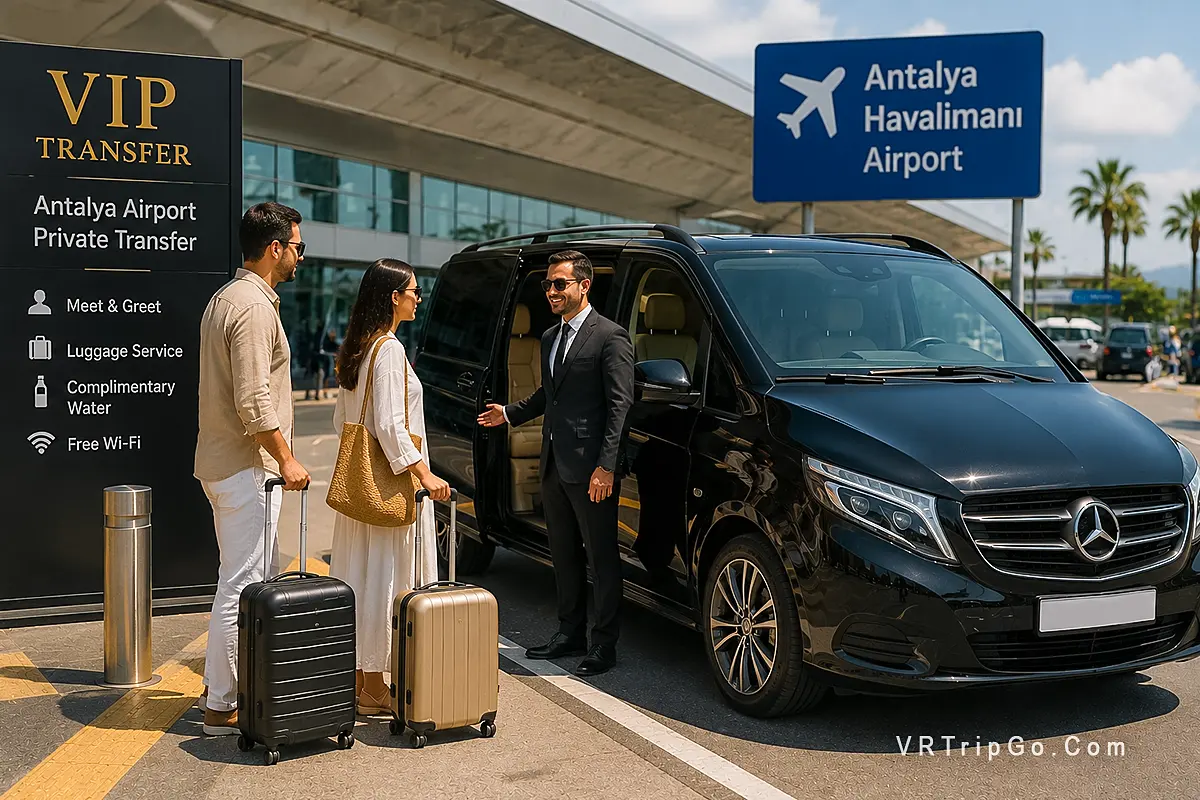 VIP transfer from Antalya Airport to Alanya with luxury private airport transportation service