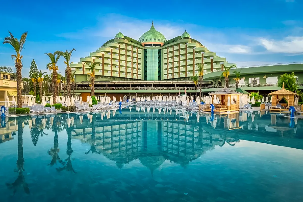 Delphin Palace pool at one of the Best Family Hotels in Antalya