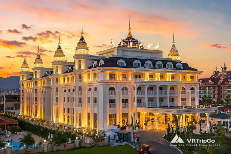 luxury hotels in Side luxury palace resort at sunset evening view