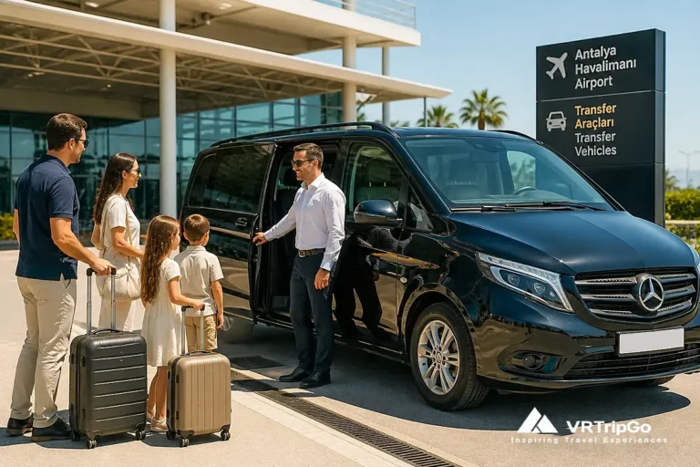 VIP transfer from Antalya Airport to Kemer with luxury private transportation and premium airport pickup service