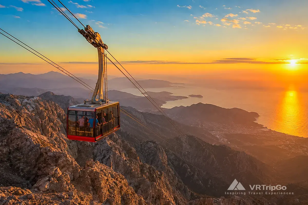 Olympos Cable Car and Chimaera Tour with cable car, Mount Tahtali views, and Mediterranean sunset