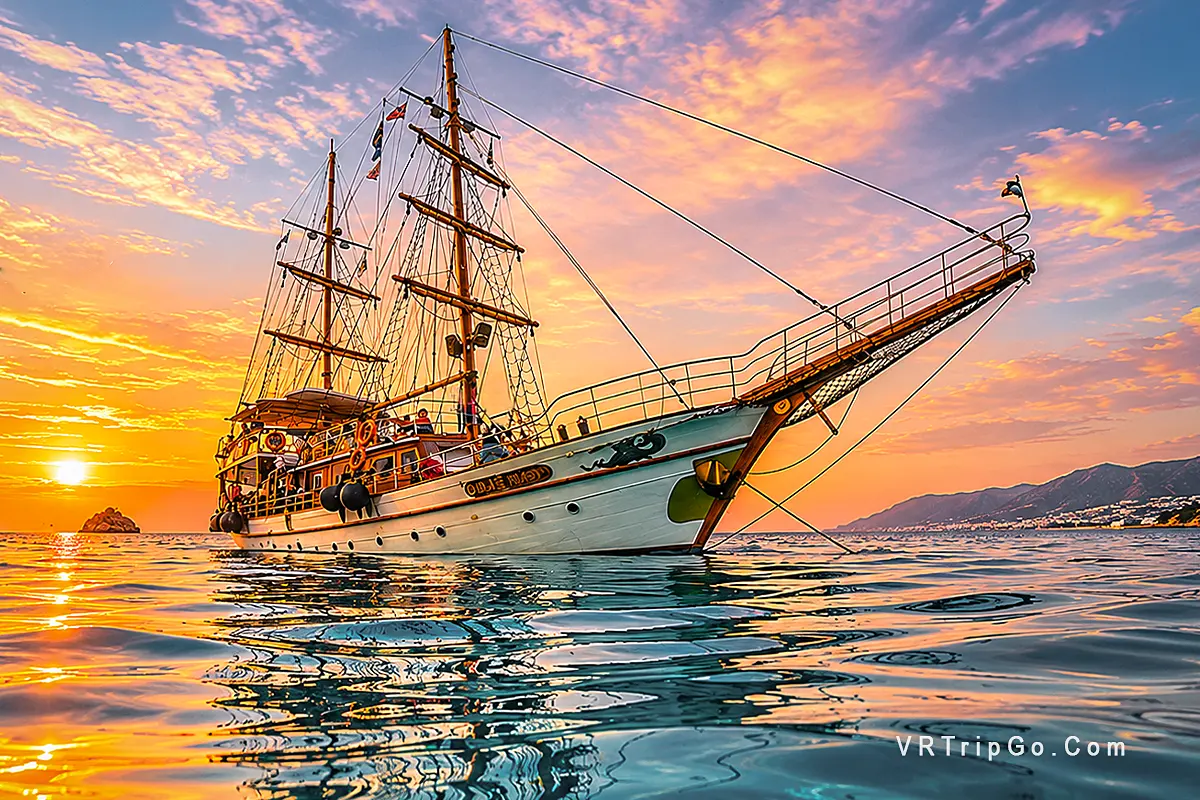 Kos Island Day Trip featuring a traditional sailing boat