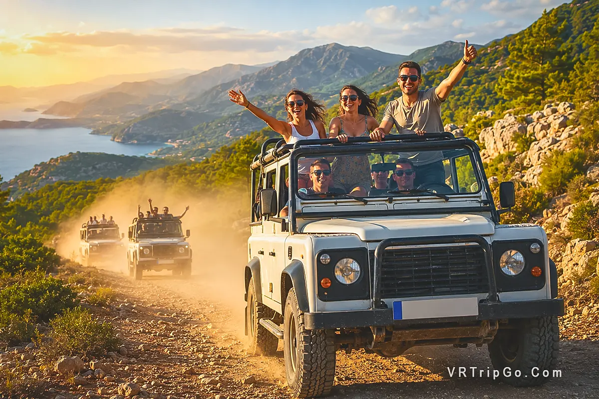Jeep Safari Adventure Through Scenic Mountain Trails and Coastal Views