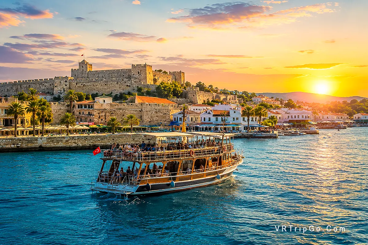Best Excursions in Cesme: Scenic Cesme Boat Tour at Sunset Along the Aegean Coast