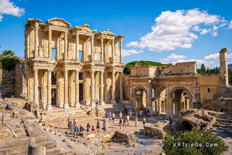 Ephesus Tour from Cesme Exploring the Ancient Library of Celsus and Roman Ruins