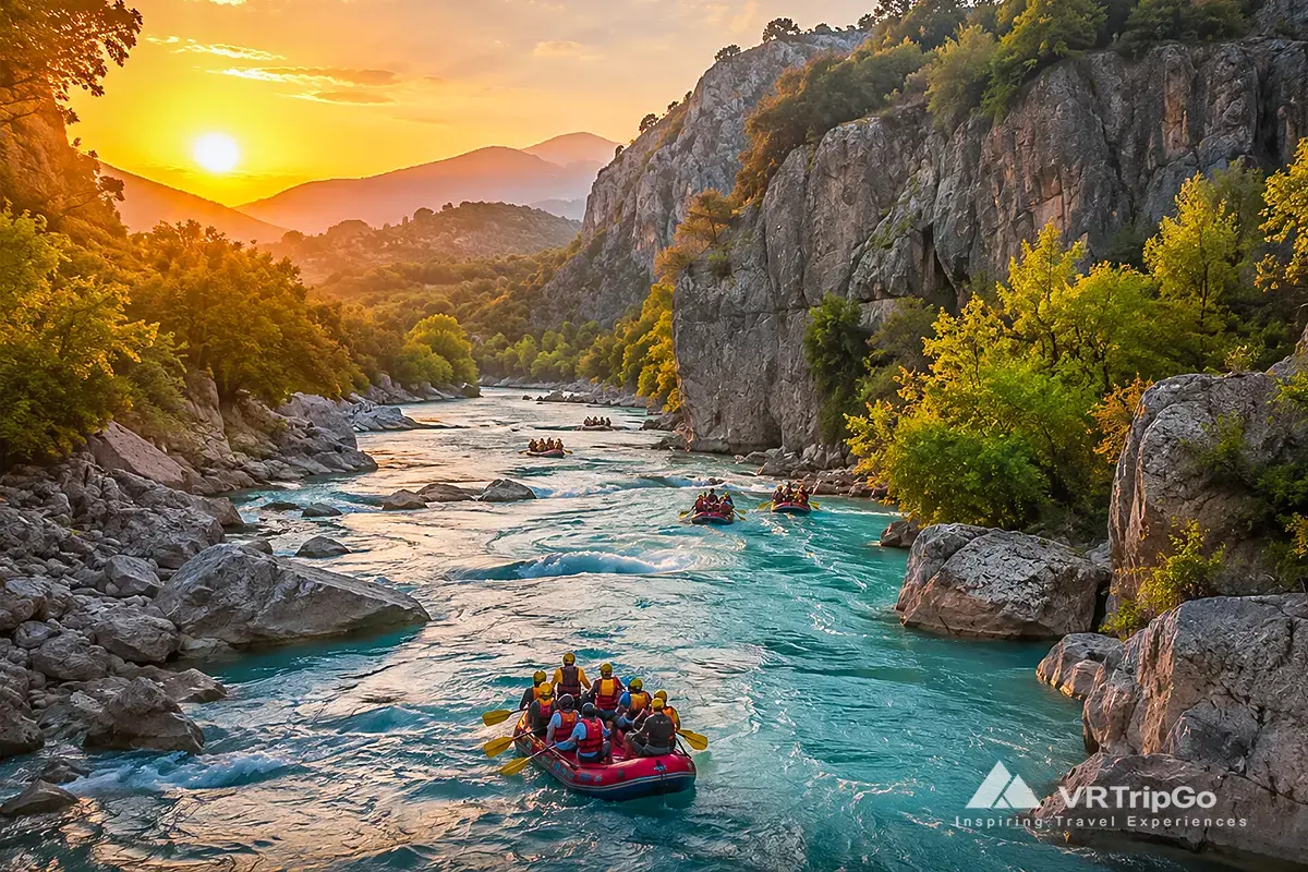 Köprülü Canyon Rafting Adventure with exciting white-water rafting, stunning canyon scenery, and unforgettable outdoor experiences in Antalya.