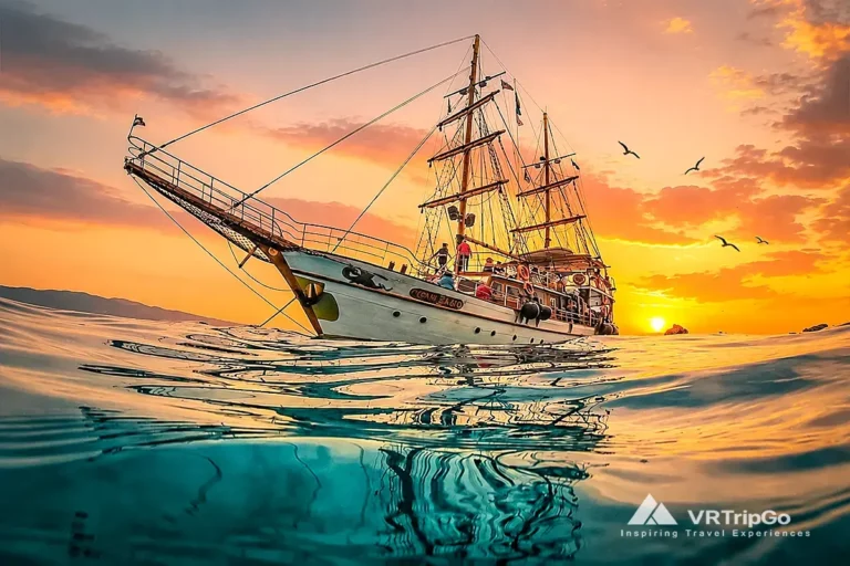 Kos Island Day Trip featuring a traditional sailing boat