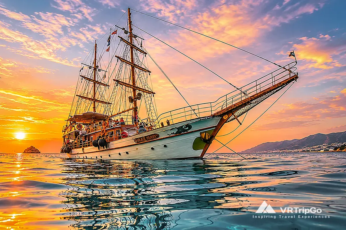 Kos Island Day Trip featuring a traditional sailing boat