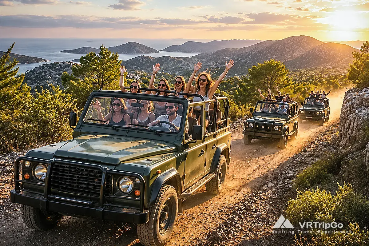 Jeep Safari Adventure Through Mountain Trails and Scenic Canyon Landscapes