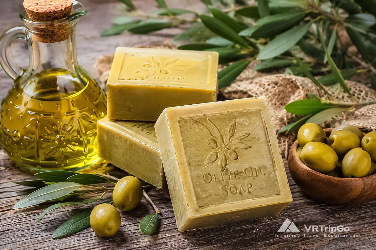 Olive Oil Soap from Alanya crafted with natural olive oil, traditional Mediterranean ingredients, and authentic handmade Turkish soap-making techniques