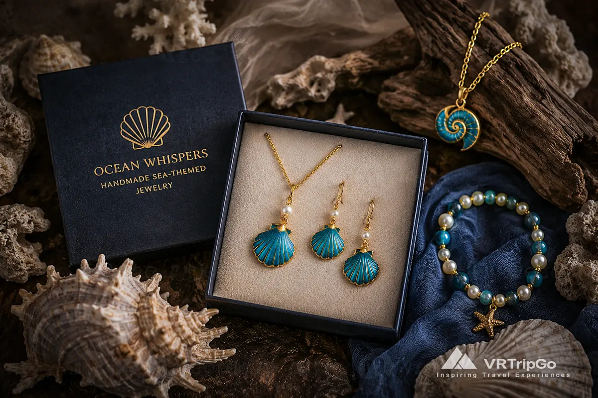 Handmade Sea-Themed Jewelry for What to Bring Back from Oludeniz