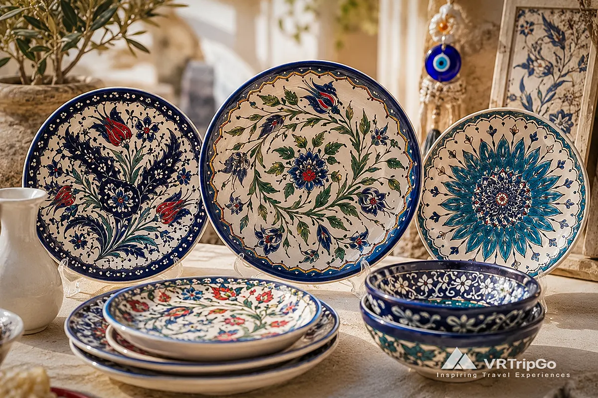 Handmade Ceramic Plates for What to Bring Back from Didim
