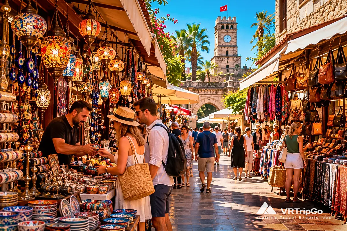 Local Markets in Antalya with fresh fruit and vegetables
